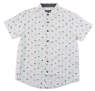 Thumbnail 1: Eighty Eight Brand Men's Short Sleeve Button-Up Shirt 