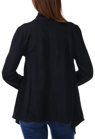 Thumbnail 2: BOBEAU Women's Petite One Button Cardigan 