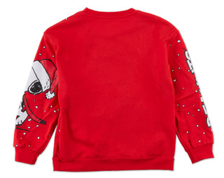 Thumbnail 2: Peanuts Big Boys' Light-Up Christmas Sweatshirt 