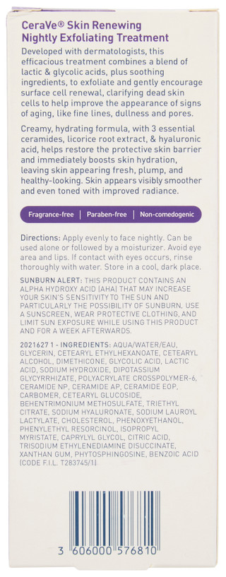 Thumbnail 2: CERAVE Exfoliate & Renew PM Treatment, 1.7 oz 