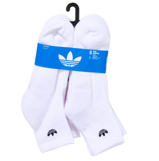Thumbnail 1: Adidas Men's 6 Pk Cushioned Moisture Wicking High Quarter Socks 