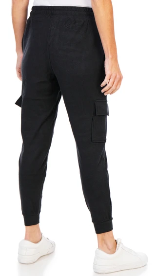 Thumbnail 2: Laundry Women's Double Brushed Cargo Jogger Pants 