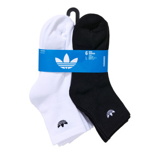 Thumbnail 1: Adidas Men's 6 Pk Cushioned Moisture Wicking High Quarter Socks 