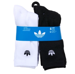 Thumbnail 1: Adidas Men's 6 Pk Cushioned Moisture Wicking Crew Socks 