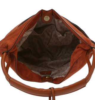 Thumbnail 2: London Fog Faux Suede Origami Tote 