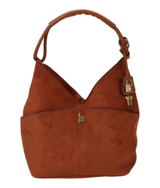 Thumbnail 1: London Fog Faux Suede Origami Tote 