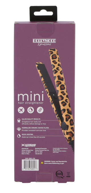 Thumbnail 2: Hollywood Expressions Travel Friendly Mini Hair Straightener 