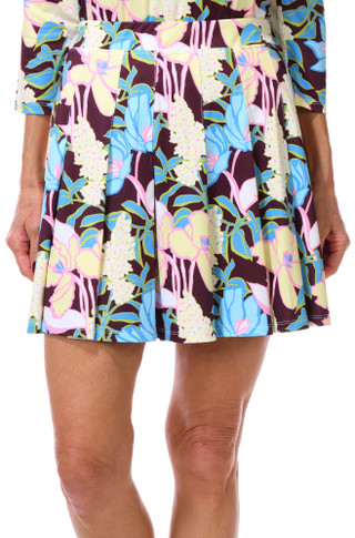 Thumbnail 1: Stella Parker Women's Floral Pleated Active Skort 