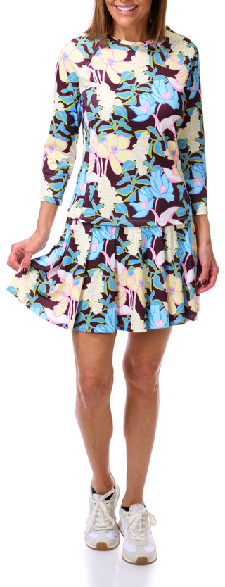 Thumbnail 2: Stella Parker Women's Floral Pleated Active Skort 