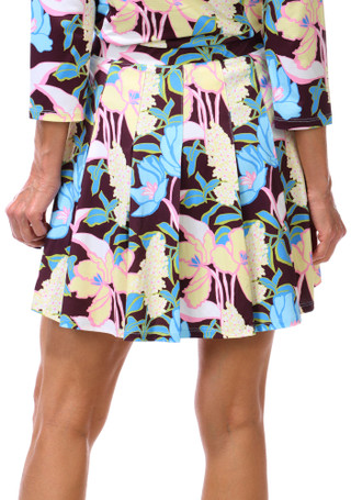 Thumbnail 4: Stella Parker Women's Floral Pleated Active Skort 