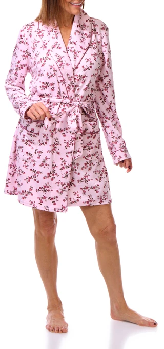 Thumbnail 1: Laura Ashley Women's Floral Tie-Waist Lounge Robe  