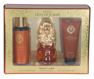 Thumbnail 1: Moriah  Men's 3-Piece Lion of Judah Fragrance Set 