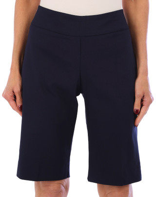 Thumbnail 1: Zac & Rachel Zac & Rachel Womens 12 in. Pull On Bermuda Shorts 