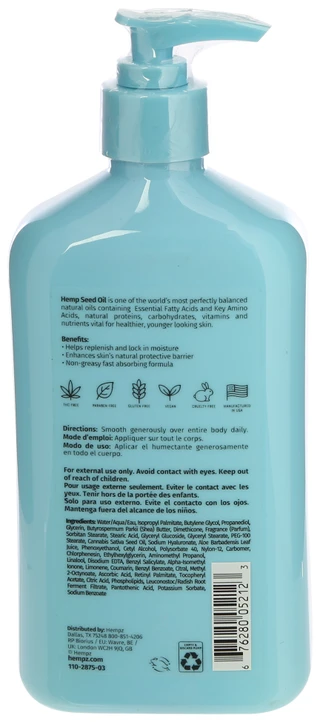Thumbnail 4: Hempz Hempz 17 Fl.Oz. Ocean Breeze Herbal Body Moisturizer 