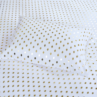 Thumbnail 25: Intelligent Design Intelligent Design Microfiber Metallic Dot Sheet Set 