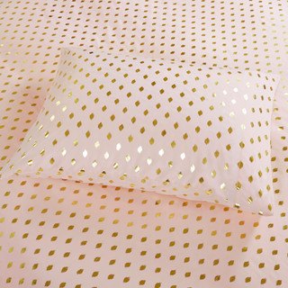 Thumbnail 15: Intelligent Design Intelligent Design Microfiber Metallic Dot Sheet Set 