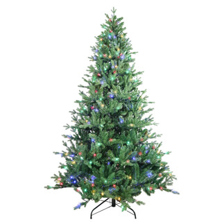 Thumbnail 8: Kurt Adler 7-Foot Pre-Lit Multi-color LED Jackson Pine Christmas Tree 