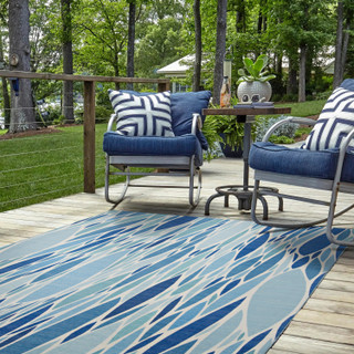 Thumbnail 30: Linon Pompano Outdoor Washable Rug Collection 