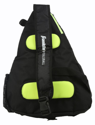 Thumbnail 4: Franklin Sports Multi-Purpose Pickleball Sling Bag - Neon 