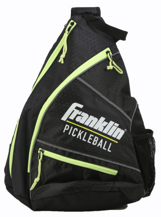Thumbnail 2: Franklin Sports Multi-Purpose Pickleball Sling Bag - Neon 