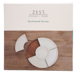 Thumbnail 4: Zest Kitchen + Home 11'' Sectioned Server 