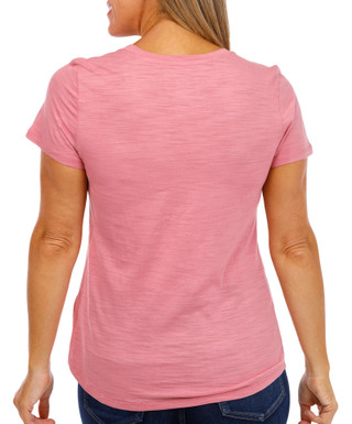 Thumbnail 7: Blue Sol Blue Sol Womens Solid Short Sleeve Luxey Scoop Top 