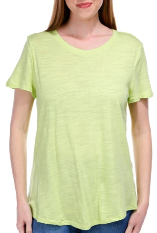Thumbnail 1: Blue Sol Blue Sol Womens Solid Short Sleeve Luxey Scoop Top 