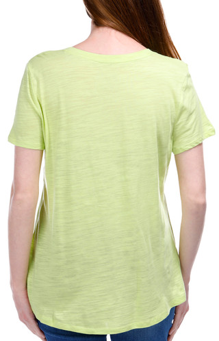 Thumbnail 3: Blue Sol Blue Sol Womens Solid Short Sleeve Luxey Scoop Top 