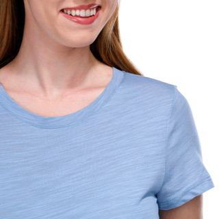Thumbnail 4: Blue Sol Blue Sol Womens Solid Short Sleeve Luxey Scoop Top 
