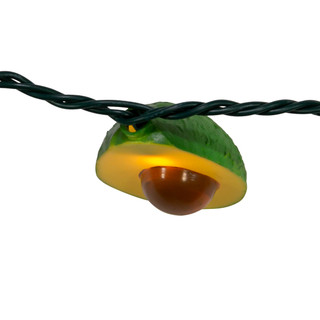 Thumbnail 12: Kurt Adler Kurt Adler UL 10-Light Avocado Light Set. 