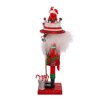 Thumbnail 8: Kurt Adler Kurt Adler 10-Inch Hollywood Black Nutcracker with Santa Hat 