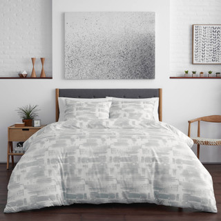 Thumbnail 9: City Scene City Scene Aria Grey Duvet Cover Set 