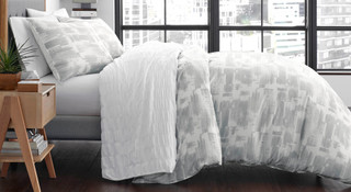 Thumbnail 2: City Scene City Scene Aria Grey Comforter Set 