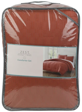 Thumbnail 15: Zest Kitchen + Home ZEST Kitchen + Home Tia Tassel Comforter Set 