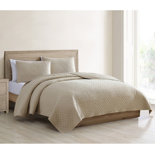 Thumbnail 4: Zest Kitchen + Home ZEST Kitchen + Home Azra Solid Quilt Set 