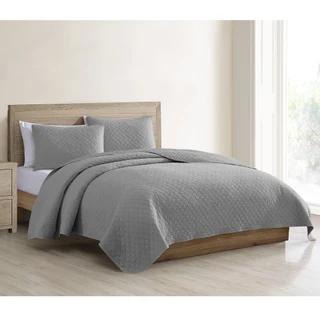 Thumbnail 1: Zest Kitchen + Home ZEST Kitchen + Home Azra Solid Quilt Set 