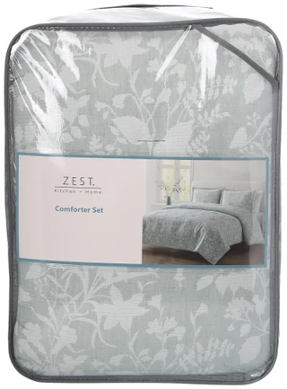 Thumbnail 15: Zest Kitchen + Home ZEST Kitchen + Home Ainara Floral Comforter Set 