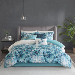 Thumbnail 5: SUNSMART SunSmart Camille Jacquard Printed Darkening Curtain Panel 