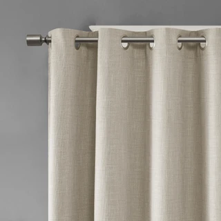 Thumbnail 9: SUNSMART SunSmart Maya Printed Heathered Blackout Curtain Panel 