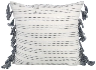 Thumbnail 2: Zest Kitchen + Home ZEST Kitchen + Home 20x20 Stitch Tassel Decorative Pillow 