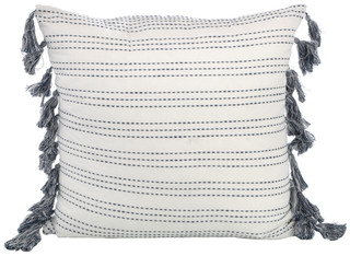 Thumbnail 1: Zest Kitchen + Home ZEST Kitchen + Home 20x20 Stitch Tassel Decorative Pillow 