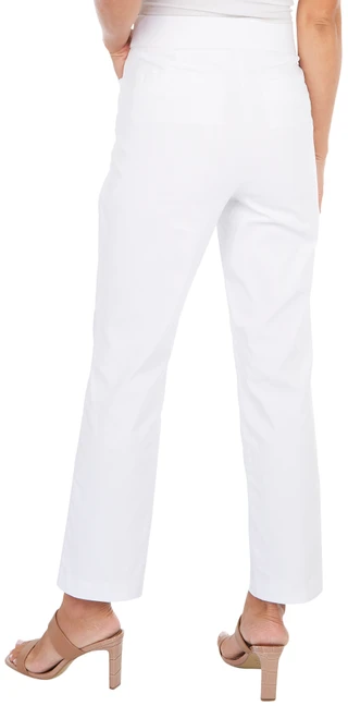 Thumbnail 2: Coral Bay Coral Bay Womens 28 in. Solid Pull On Pants 