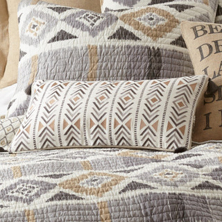 Thumbnail 6: Levtex Home Levtex Home Santa Fe Embroidered with Tassel Pillow 