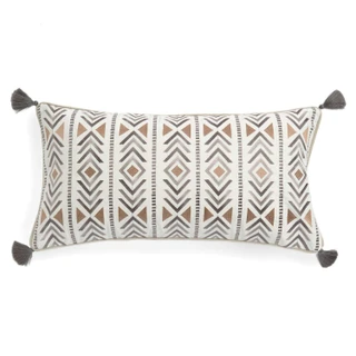 Thumbnail 1: Levtex Home Levtex Home Santa Fe Embroidered with Tassel Pillow 