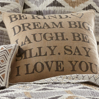 Thumbnail 6: Levtex Home Levtex Home Santa Fe Be Kind Decorative Pillow 