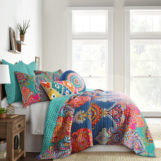 Thumbnail 3: Navy Teal Print