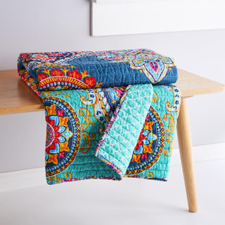 Thumbnail 2: Navy Teal Print