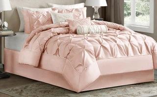 Thumbnail 4: Madison Park Madison Park Laurel Blush 7-pc. Comforter Set 