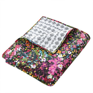 Thumbnail 6: Black/Pink Disty Floral