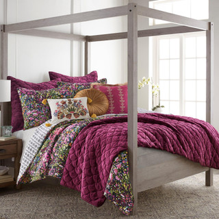 Thumbnail 6: Black/Pink Disty Floral